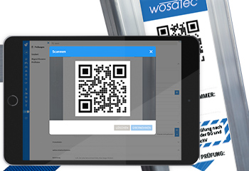 Arbeitsmittel per QR-Code mit der wosatec App erfassen