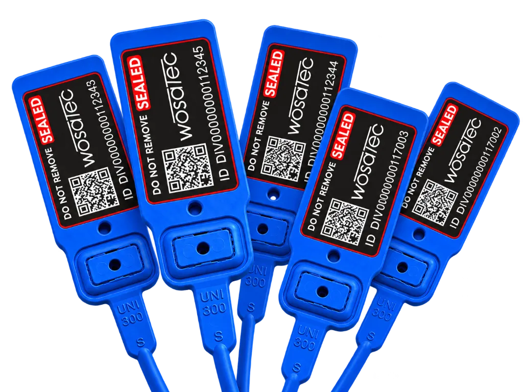 Blaue Sicherheitsplomben im Cluster.webp
